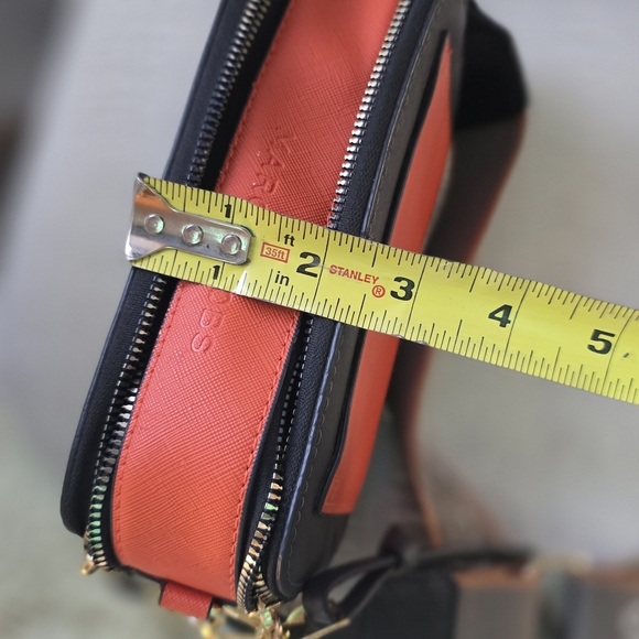 Marc Jacobs Black and Orange Crossbody Bag - Picture 8 of 10